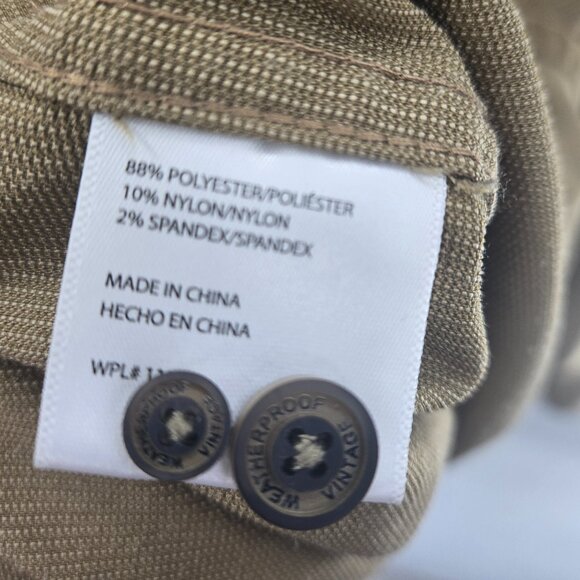 Original Weatherproof Vintage Olive Green Corduroy Button Down Shirt Medium - Picture 10 of 11